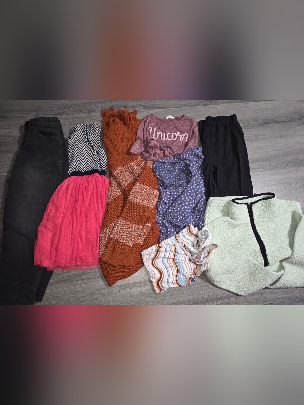 Clothes. Girls bundle. Various items. Fashion.